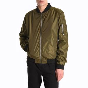 Chaqueta de Bombardero a prueba de viento para hombre Chaqueta de bombardero personalizada cálida de invierno con cremallera completa para hombre con chaqueta de bombardero de logotipo personalizado - Product Image 1