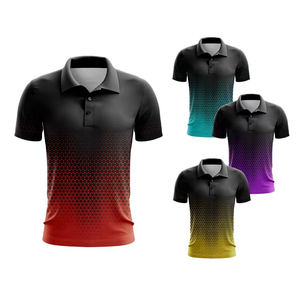 Diseño personalizado Moda Polo All Over Sublimación Polo Camiseta de manga corta Ropa de hombre - Product Image 6