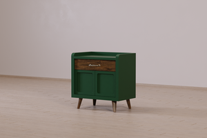 Armoire de chevet au design minimaliste en bois de teck véritable de haute qualité-Meubles de maison, Meubles de chambre - Product Image 3