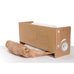 Écologique avec distributeur en carton, rouleau de papier d'emballage en nid d'abeille biodégradable entièrement Recyclable pour l'emballage mobile - Product Image 4