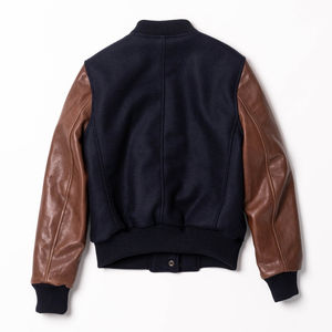 Unisex Maximize Wear Baseball Letterman Varsity Jacket Impresión personalizada de alta calidad Bordado Stand Collar Patrón de invierno - Product Image 6