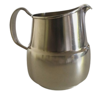 Pichet à lait en acier inoxydable pour mousseur à lait, crémier, tasse à café et thé, pour espresso, latte art, pichet de barista, ustensile de service pour café