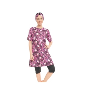 Comfortable Eco-Friendly Quick Dry Long Sleeve Modest Swimwear for Muslim Women <b>Full</b> Coverage Sporty Islamic Style <b>Hijab</b> Burka - Product Image 5