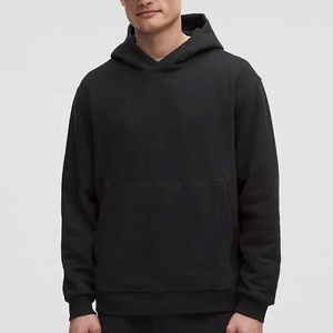 Vêtements de sport personnalisés de bonne qualité Sweats à capuche en nylon uni à manches longues - Product Image 6