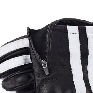 Gants de protection en cuir pour moto vintage Cafe Racer personnalisés pour hommes/Gants de protection classiques en cuir pour moto hommes - Product Image 3