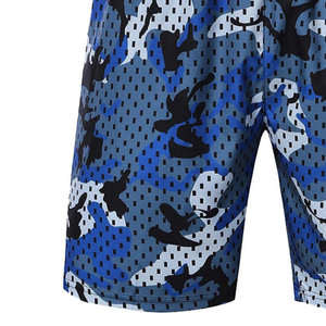 Shorts de sport pour hommes Shorts souples en polyester à sublimation avec cordon de serrage Short d'entraînement en maille personnalisé à séchage rapide pour hommes - Product Image 3