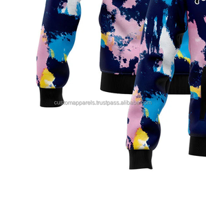 Exclusiva chaqueta Varsity personalizada de lana y cuero, diseño de gama alta con decoración de bordado de cuello alto, parte delantera de la Logo-MCACVJ-221 - Product Image 5