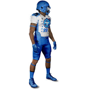 Uniformes de Fútbol Americano de Manga Corta, Diseño 2026, Color Liso, 100% Poliéster Transpirable, Unisex, Personalizables para Adultos - Product Image 3