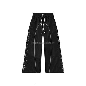 Pantalones casuales para correr, pantalones Cargo, nueva moda, cintura con cordón, bolsillo con cremallera, nailon, rompevientos para hombre, pantalones lavados para hombre - Product Image 4