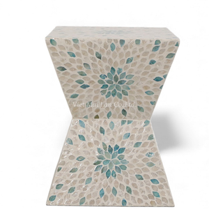 เก้าอี้มุกเปลือกหอยสุดหรู งานแฮนด์เมด ตกแต่งด้วยเปลือกหอย สำหรับตกแต่งอพาร์ทเมนต์ ดีไซน์โดดเด่น ของตกแต่งบ้านสุดหรู - Product Image 2