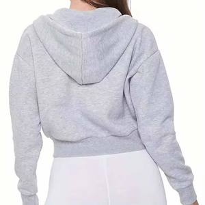 เสื้อฮู้ดยูนิเซ็กซ์แขนยาวสำหรับผู้หญิงสำหรับฤดูหนาวพร้อมโลโก้ด้านหน้าสินค้าดีไซน์ใหม่สำหรับ2025 - Product Image 1