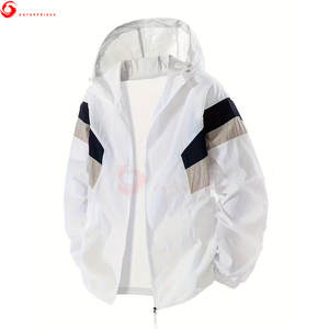 Chaqueta Cortavientos de Lona a Precio Económico, Chaqueta de Moda Otoñal para Hombre, Impermeable, Cortavientos, con Capucha, Transpirable, Prenda Exterior de Venta Caliente - Product Image 1