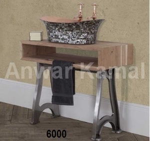 Bassin Cube - Grand (Acacia vieilli) - Product Image 1