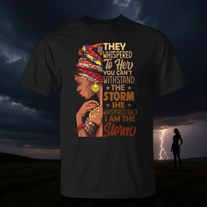 She Whispered Back I Am The Storm T-shirt noir pour femme - Product Image 3