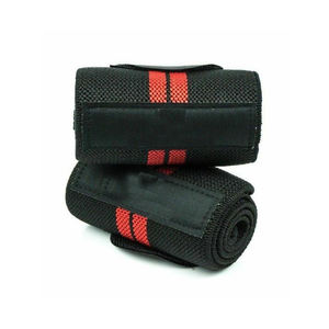 Nouvelle arrivée Poignets en nylon confortables et réglables pour l'haltérophilie et l'entraînement physique avec logo personnalisable - Product Image 2