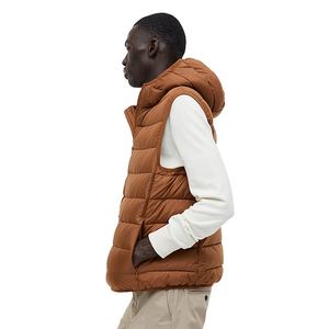 เสื้อแจ็คเก็ตแขนกุดผู้ชายแบบสวมใส่สบาย ดีไซน์หนา น้ำหนักมาก ลดราคาจากโรงงาน ออกแบบได้ตามต้องการ แบบเรียบง่าย - Product Image 2