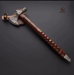 Meilleur cadeau pour papa-Hache en acier damassé faite à la main de la série AEX avec manche en bois de qualité industrielle - Product Image 3