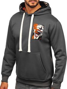 Sweats à capuche unisexes printemps - Tissu polaire Coupe ample Couleurs et logos personnalisables pour la vente en gros - Product Image 3