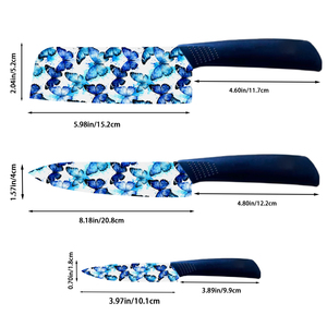 Nouvel ensemble de 6 couteaux de chef en céramique forgée, design innovant, manches en plastique, résistant au lave-vaisselle, ambidextre, pour usage domestique, livraison gratuite - Product Image 2