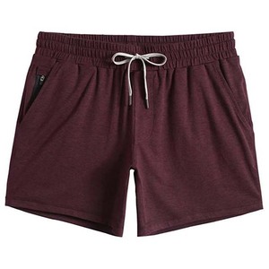 Pantalones cortos de entrenamiento para hombre, de secado rápido, de alta calidad, elásticos, suaves, para correr, gimnasio, atléticos, con bolsillos de cremallera, servicio OEM - Product Image 2