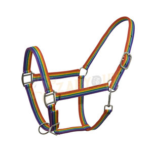 Personalizable Nylon Horse Halter Equipo con diseño personalizado Color Tamaño Logo-Nuevo para la venta - Product Image 4