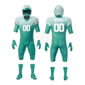 ชุดอเมริกันฟุตบอลพร้อมกางเกงเจอร์ซี่และหมวกกันน็อคและแผ่นรองเสริม - Product Image 4