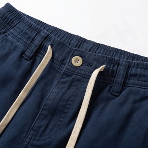 Pantalones Jogger de Algodón de Cintura Alta para Hombre, Pantalones Casuales con Cordón y Bolsillos, Pantalones Cargo Jogger de Primera Calidad, Duraderos - Product Image 4