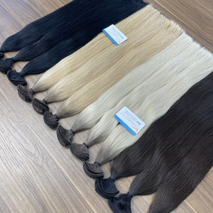 Extensiones de Cabello Humano Remy 100% al por Mayor, Tejidas a Mano, Doble Trama, Cutícula Alineada, Cabello Virgen, Proveedor - Product Image 5