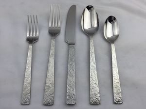 Modern Stainless Steel <b>Flatware</b> <b>Set</b> for Party SUS304 Grade Stocked - Product Image 1