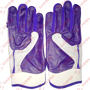Guantes de bateo de béisbol de cuero para jóvenes y adultos con logotipo personalizado Últimos guantes de posición de campo de puño corto para uso en exteriores - Product Image 3