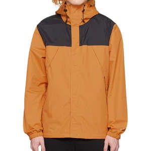 Chaqueta Softshell de lona impermeable a prueba de viento para hombre personalizada para exteriores con cuello levantado y logotipo frontal-prendas de vestir de senderismo vintage - Product Image 3