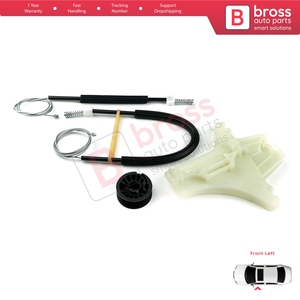 Kit de réparation de lève-vitre avant gauche BWR5080 pour Amarok MK1 2H 2010-2022 Pickup 4 portes 2H0837401 - Product Image 4