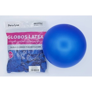 ลูกโป่งปาร์ตี้เลิฟลาเท็กซ์ 30 ซม. สีฟ้าเมทัลลิก บรรจุ 50 ลูก/ถุง - Product Image 1