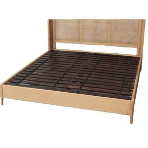 Bella Elegante Dormitorio 135cm Marco de Cama de Madera Moderna Cama de Caoba para Apartamentos y Dormitorios de Hoteles - Product Image 4