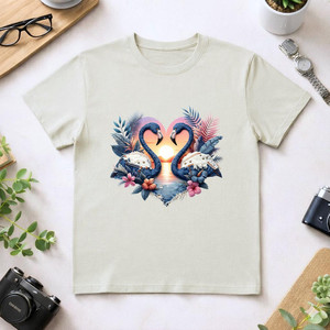 T-Shirt Unisex Personalizzata 210 GSM 100% Cotone - Opzioni di Stampa Serigrafica e DTG - Product Image 1