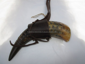 Corne à boire artisanale ultime Stein Natural Craft pour les amateurs de bière et d'hydromel Technique polie-Accessoire indispensable! - Product Image 3