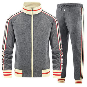 ชุดวอร์มกีฬาผู้ชายแบบเป็นมิตรกับสิ่งแวดล้อม ไซส์ใหญ่ พิมพ์ลาย ระบายอากาศได้ดี อุ่นสบาย มีกระเป๋าซิปด้านข้าง - Product Image 1