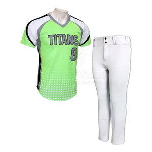 Ropa de práctica Uniforme de softbol de mujer de gran tamaño Uniforme de softbol de diseño personalizado más vendido - Product Image 3