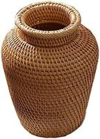 Desain buatan tangan keranjang penanam rotan dalam ruangan dan balkon dekorasi pot bunga wadah tanaman Mini