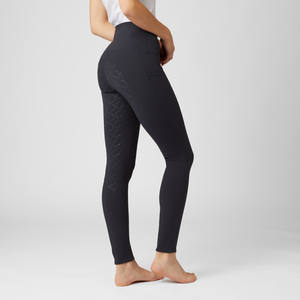 Mallas ecuestres de alta calidad para mujer, 4 vías, elásticas, personalizadas, a granel, al por mayor, mallas para montar a caballo, pantalones antipila - Product Image 3