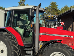 รถแทรกเตอร์ฟาร์ม 120 แรงม้า Massey Ferguson 6270 ขับเคลื่อน 4 ล้อ รถแทรกเตอร์การเกษตร Dynashift แบบมีห้องโดยสาร รถแทรกเตอร์มือสองราคาถูก รถแทรกเตอร์ MF 6270 มือสอง - Product Image 2