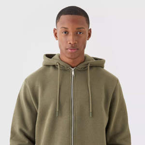 Sudaderas con capucha transpirables GSM 400 de gran tamaño de peso pesado de alta calidad para hombres, ropa informal, sudaderas con capucha, logotipo estampado personalizado, sudadera con cremallera - Product Image 5