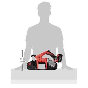 Kit de scie à ruban sans fil 18 volts avec source d'alimentation électrique pour scies à métal - Product Image 2