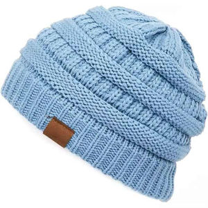 Gorro de Punto Jacquard de Color Sólido para Hombre, Diseño Moderno, Gorro de Invierno con Logotipo Personalizado Bordado - Product Image 4