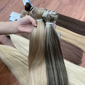 ผมต่อแบบเส้นผมมนุษย์เวียดนามผมต่อแบบมีสีสองชั้นทำจากเส้นด้ายธรรมชาติหรูหรา - Product Image 4