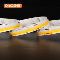 Bande LED COB flexible, éclairage DC24V 3000K, 320 LED/m, 12W/m, 1320lm/m, 115lm/W, Ra80, découpe 50mm, affichage commercial, IP20, garantie 2 ans
