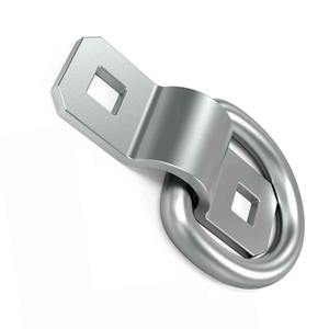 3/8" Bolt-On D-Ring Tie Downs - Rope, Chain, Strap, Cable for Flatbed Trail - Product Image 3