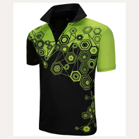 Chemise de fléchettes personnalisée pour équipe, impression numérique intégrale, design personnalisé, chemises de fléchettes avec poche, polo sublimé, vêtements de sport