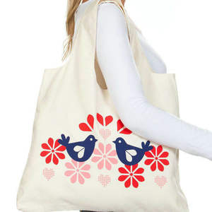Sac fourre-tout en toile de coton biologique de haute qualité de 12oz sac fourre-tout à provisions recyclable avec logo imprimé personnalisé - Product Image 4