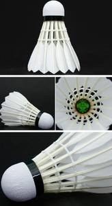 100% ORIGINAL RS LL classique classe a plume d'oie Badminto_n volant avec panneau de fibres + tête de liège naturel - Product Image 6